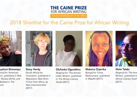  The 2018 Caine Prize for African Writing Celebration; A Triumphant Moment for Nigerian Literature and Xavier Ighoroje's Literary Ascent.