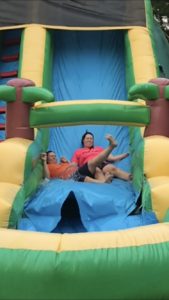 Me and Traci on Waterslide