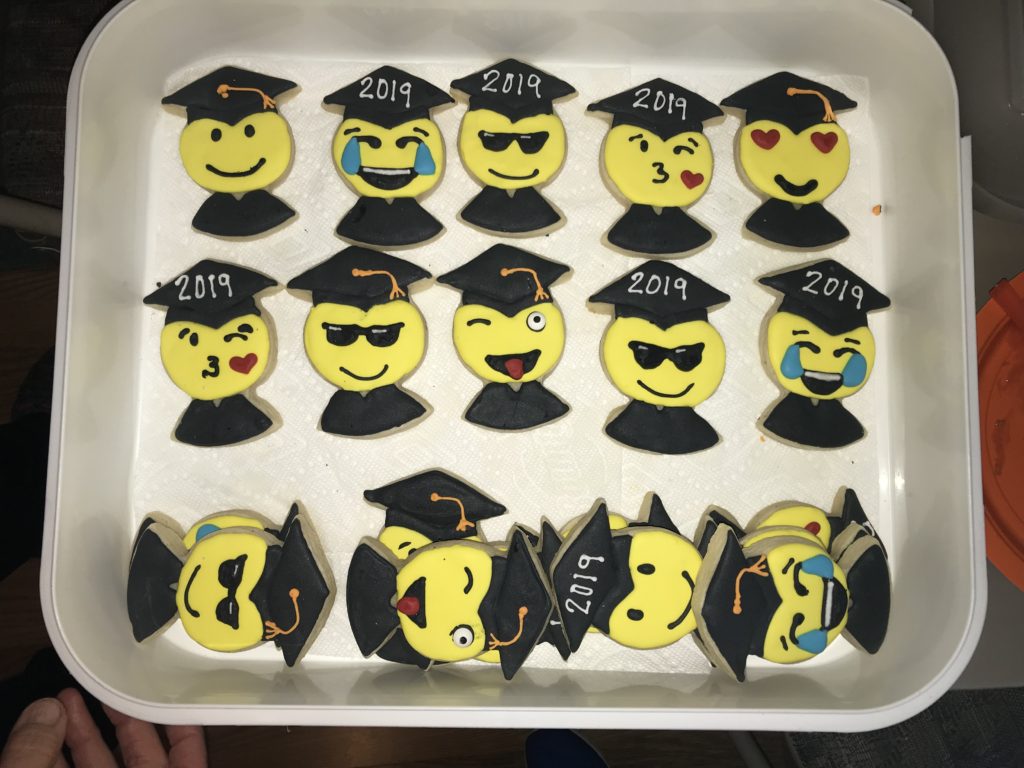 Mom's graduation cookies